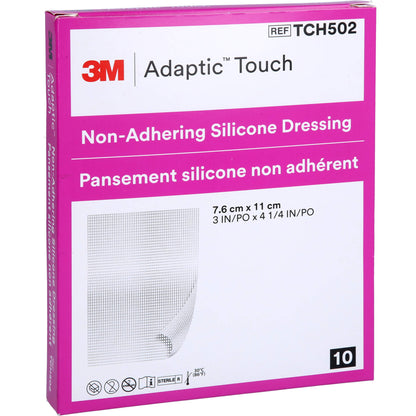 ADAPTIC Touch 7,6x11 cm nichthaft.Sil.Wundauflage 10 St