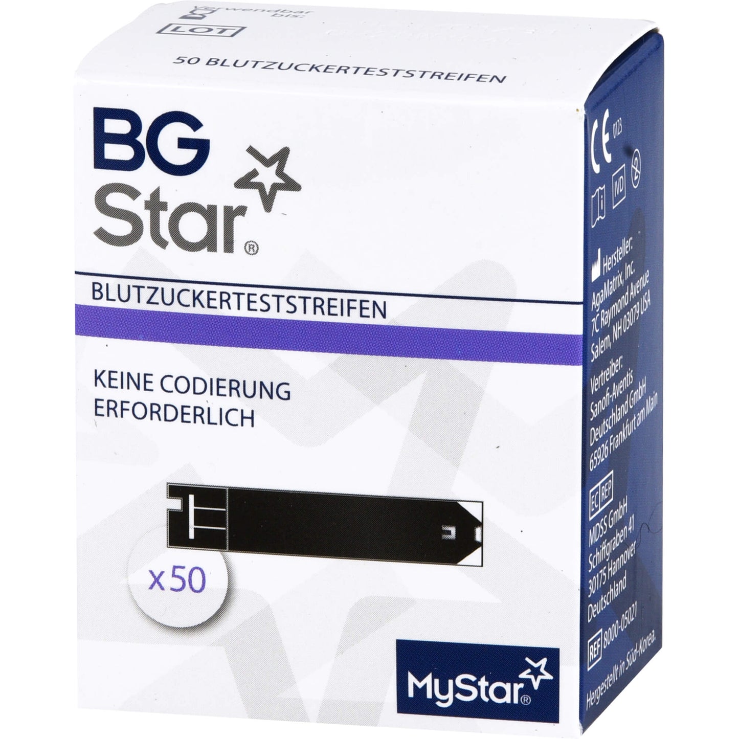 BGSTAR Teststreifen 50 St