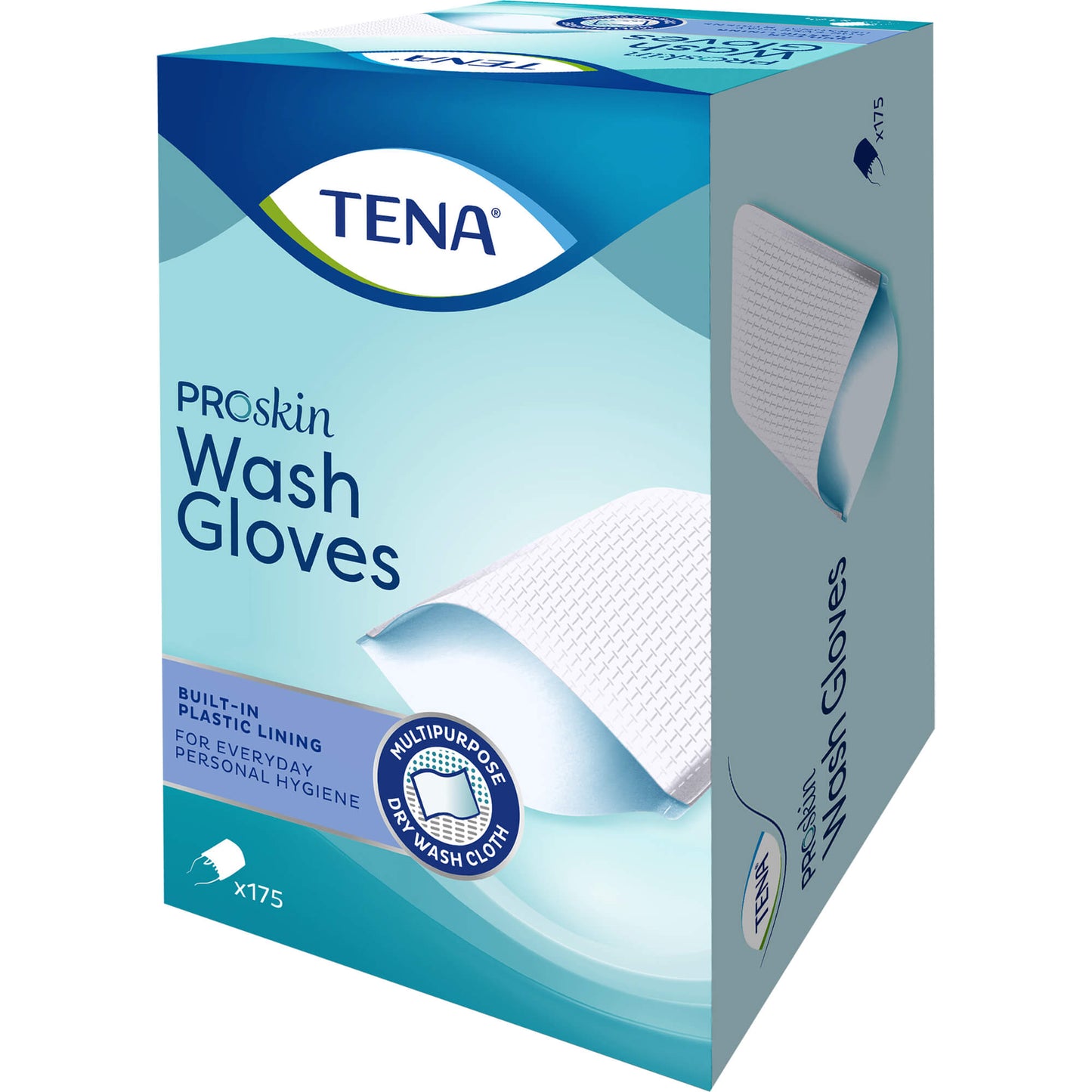 TENA WASH Glove with plastic Lining 175 St