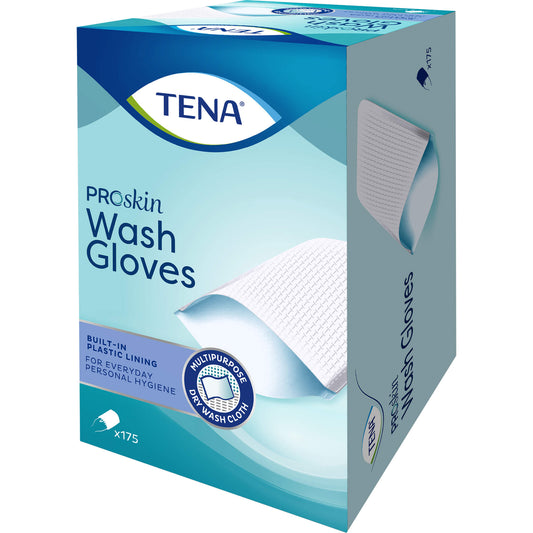 TENA WASH Glove with plastic Lining 175 St