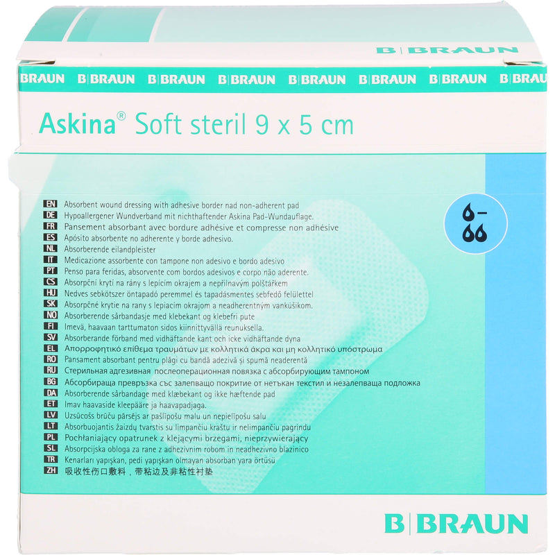 ASKINA SOFT STERIL 9X5CM 50 St