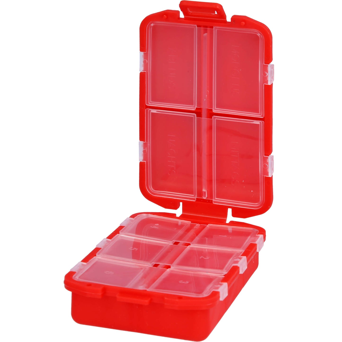 TABLETTENBOX mit 10-Fächern farbig sortiert 1 St