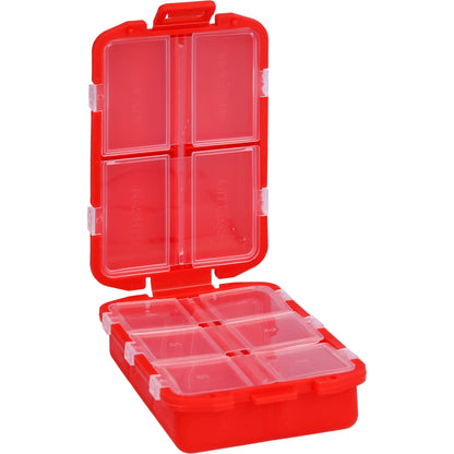 TABLETTENBOX mit 10-Fächern farbig sortiert 1 St
