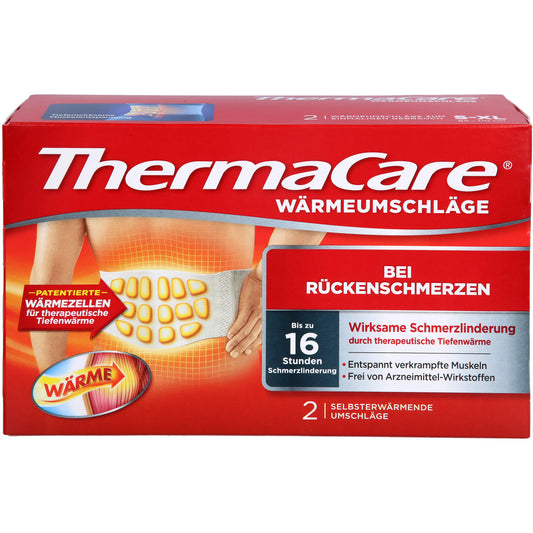 THERMACARE Rückenumschläge S-XL z.Schmerzlind. 2 St