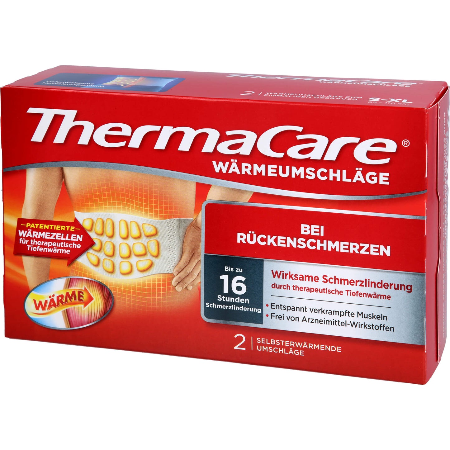 THERMACARE Rückenumschläge S-XL z.Schmerzlind. 2 St