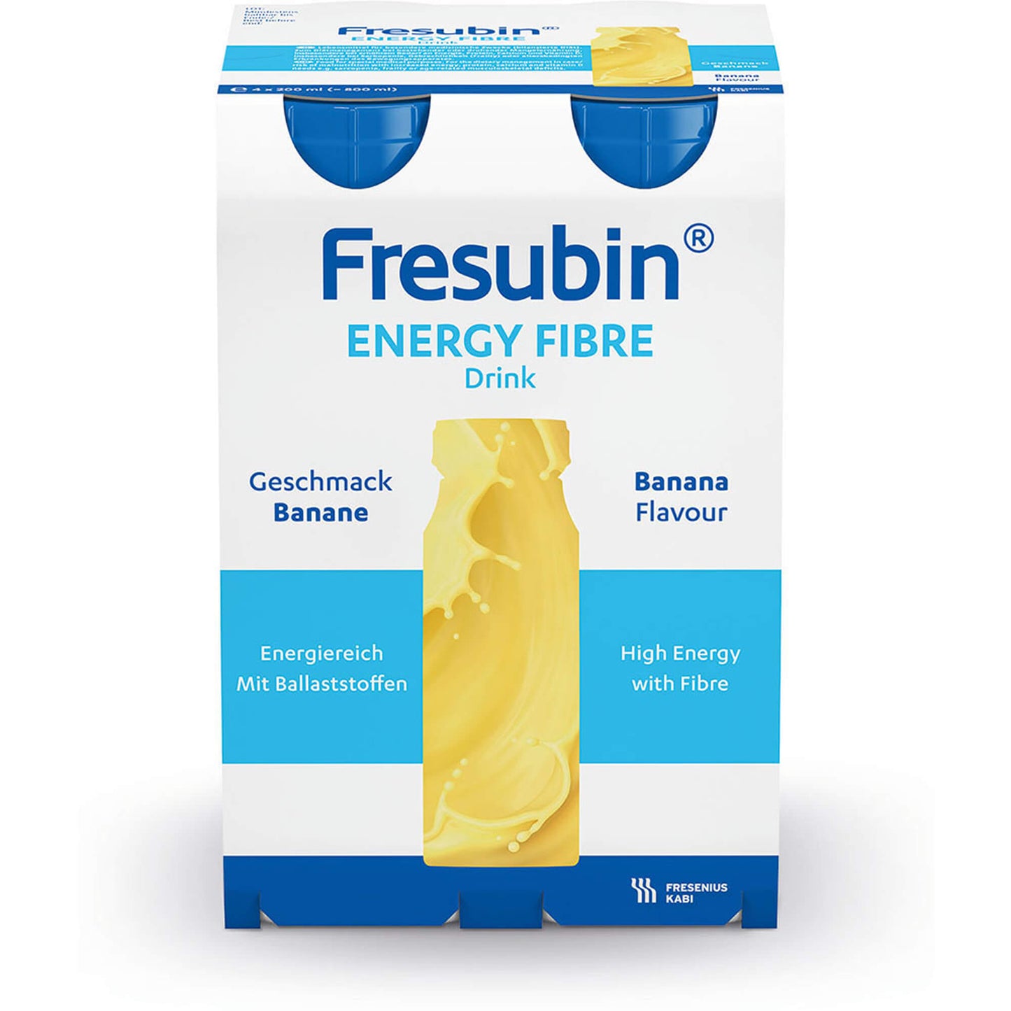 FRESUBIN ENERGY Fibre DRINK Banane Trinkflasche 6X4X200 ml