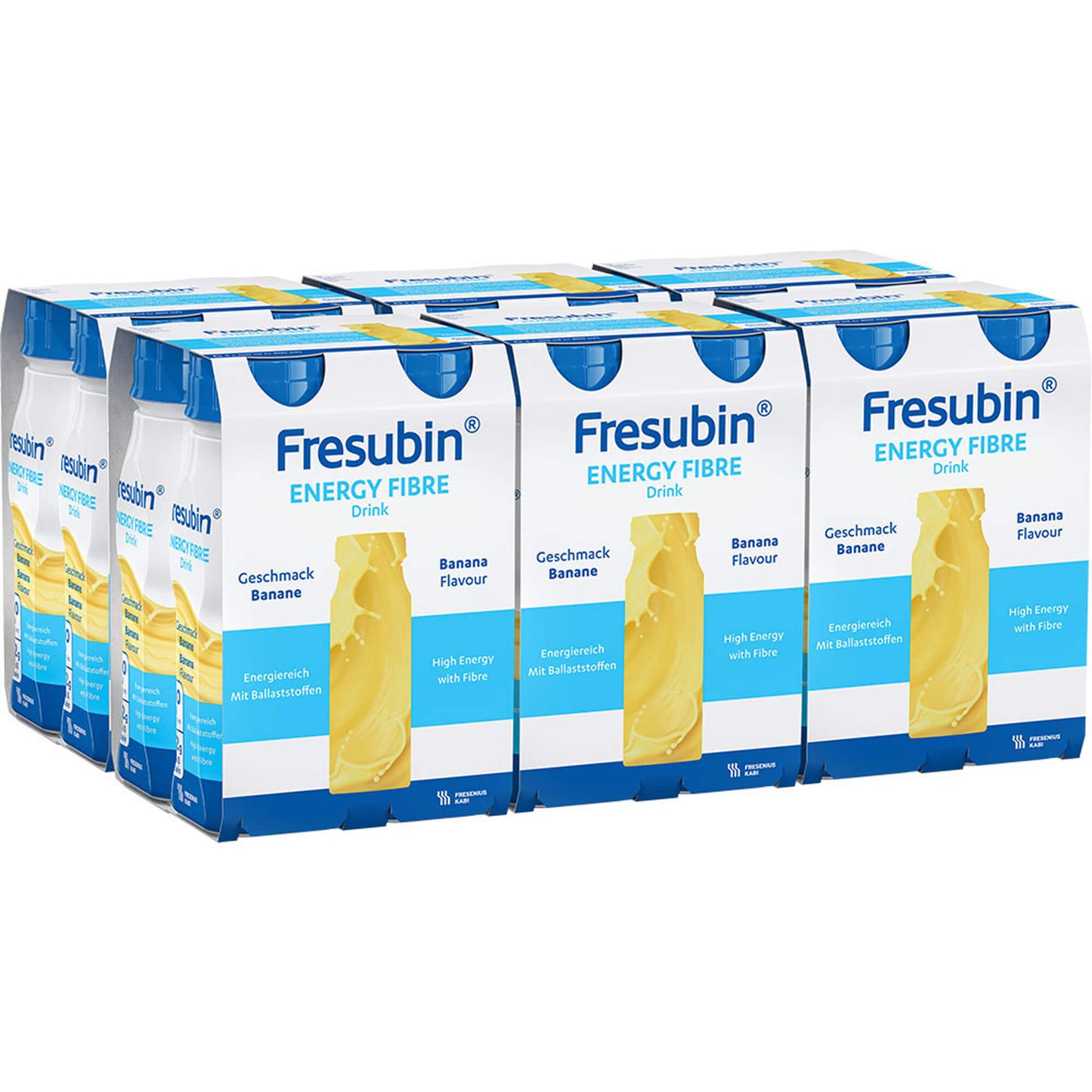 FRESUBIN ENERGY Fibre DRINK Banane Trinkflasche 6X4X200 ml