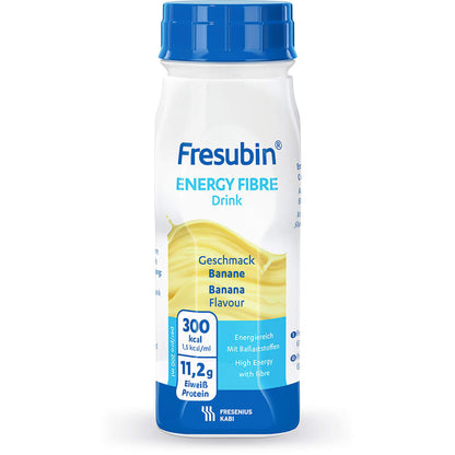 FRESUBIN ENERGY Fibre DRINK Banane Trinkflasche 6X4X200 ml