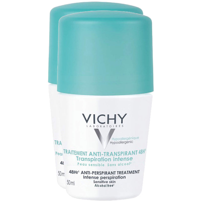 VICHY DEO ROLL ON 48H 2X50 ml