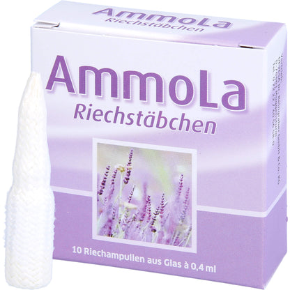 AMMOLA Riechstäbchen Riechampullen 10X0.4 ml