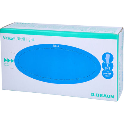VASCO Nitril light Untersuchungshandschuhe S 100 St