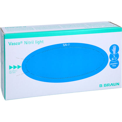 VASCO Nitril light Untersuchungshandschuhe S 100 St