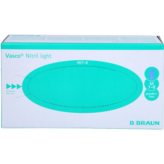 VASCO Nitril light Untersuchungshandschuhe M 100 St