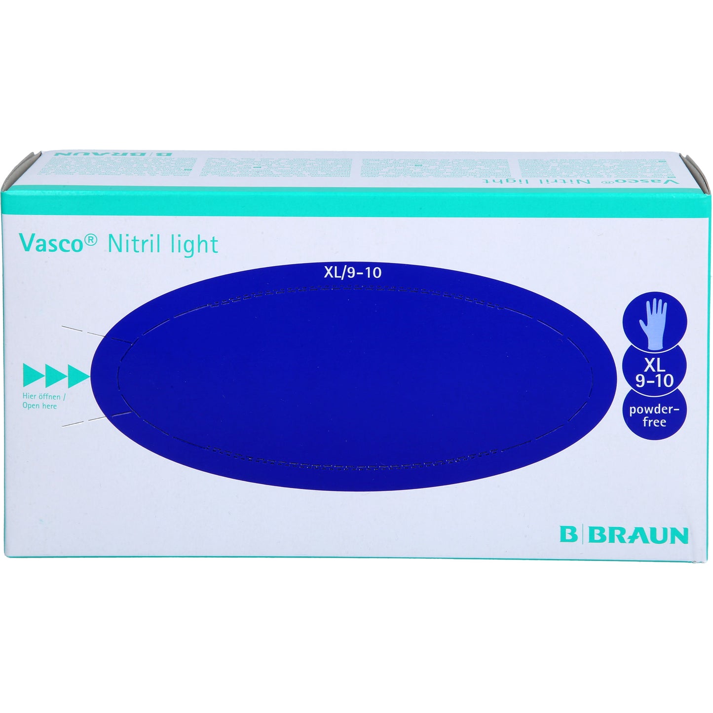 VASCO Nitril light Untersuchungshandschuhe XL 90 St
