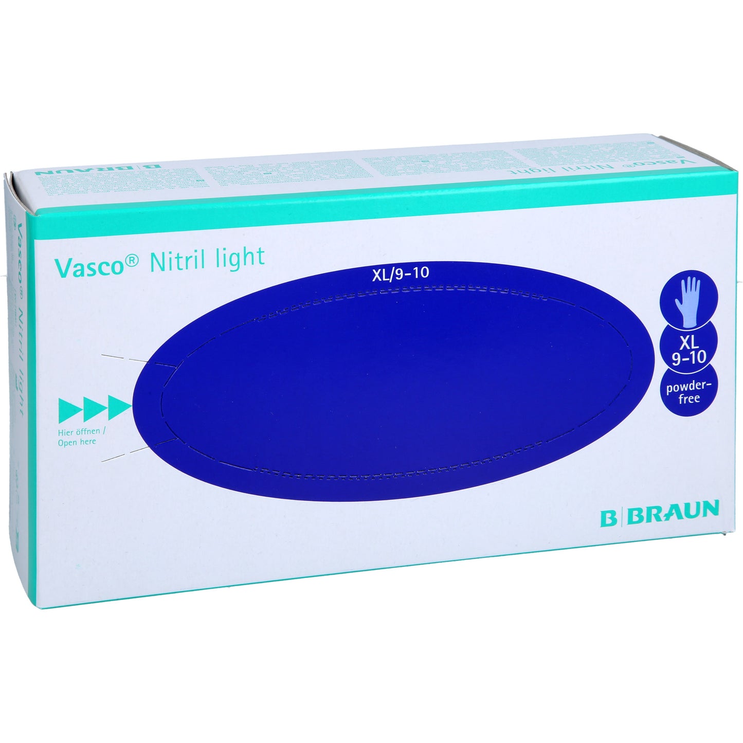 VASCO Nitril light Untersuchungshandschuhe XL 90 St