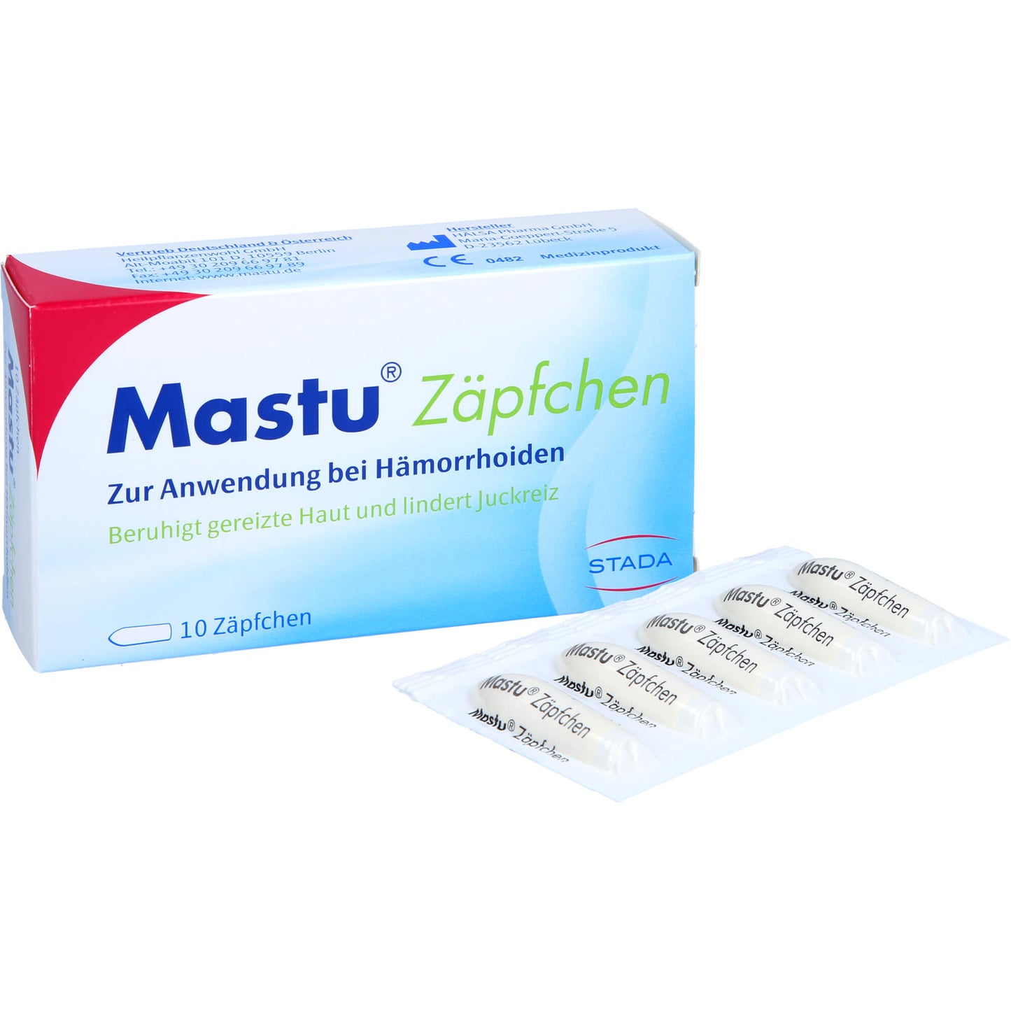 Mastu Zäpfchen Hämorrhoiden 10 St