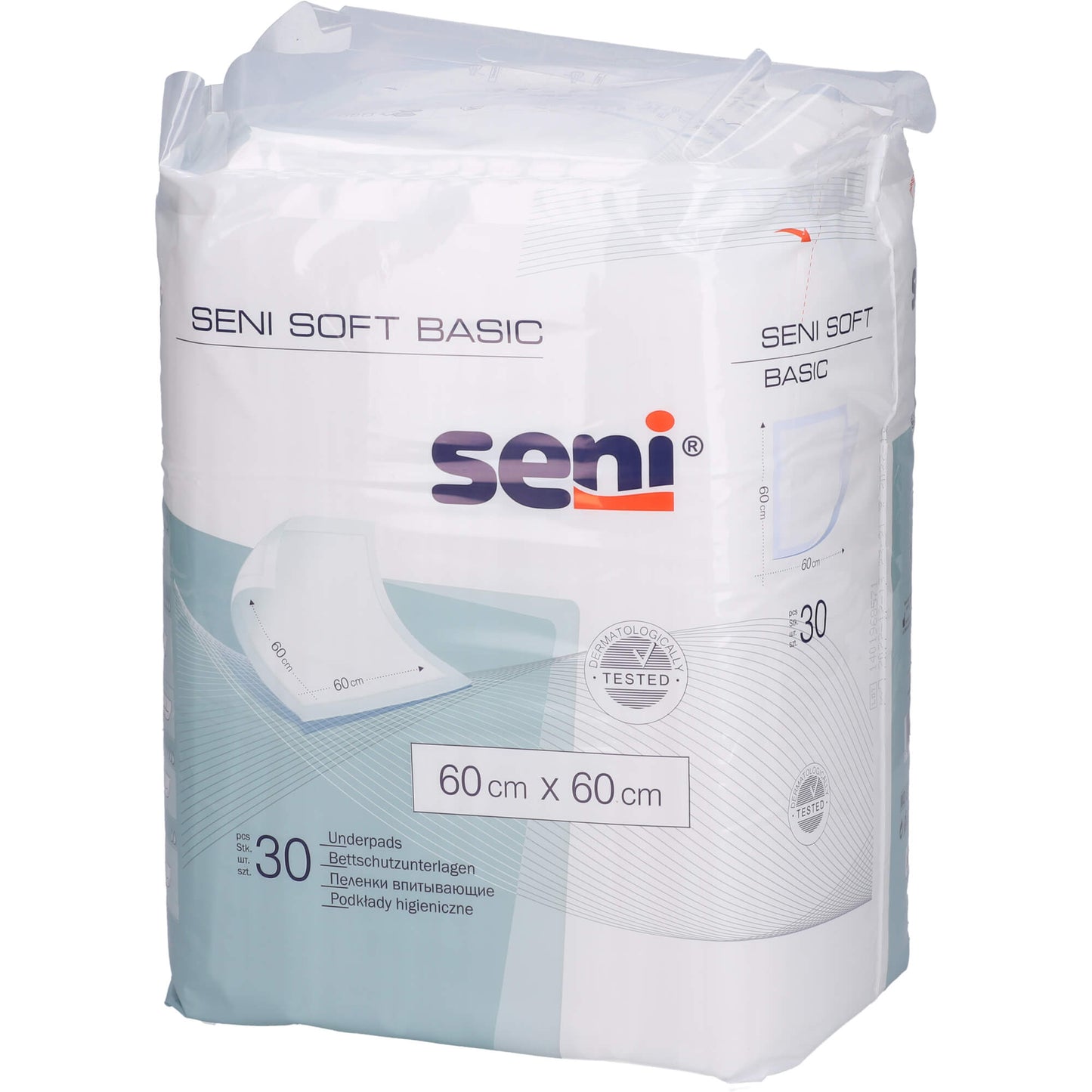 SENI Soft Basic Bettschutzunterlage 60x60 cm 30 St