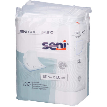 SENI Soft Basic Bettschutzunterlage 60x60 cm 30 St