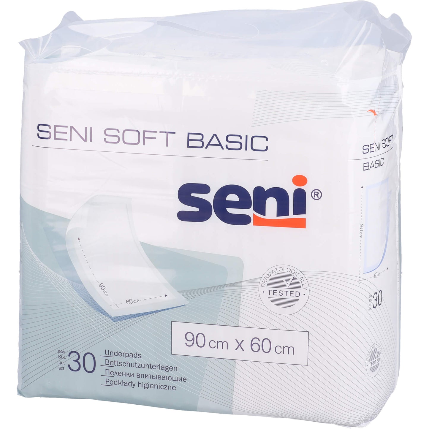 SENI Soft Basic Bettschutzunterlage 60x90 cm 30 St