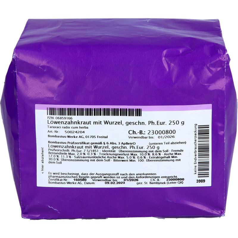 RADIX TARAXACI C HERBA DAC 250 g