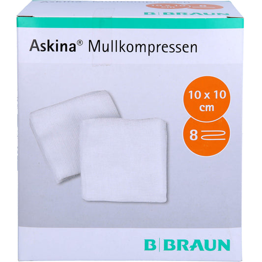 ASKINA Mullkompressen 10x10 cm steril 25X2 St