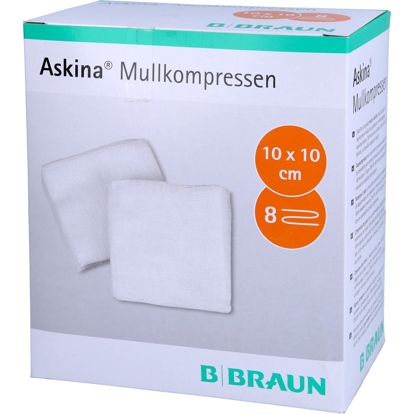 ASKINA Mullkompressen 10x10 cm steril 25X2 St