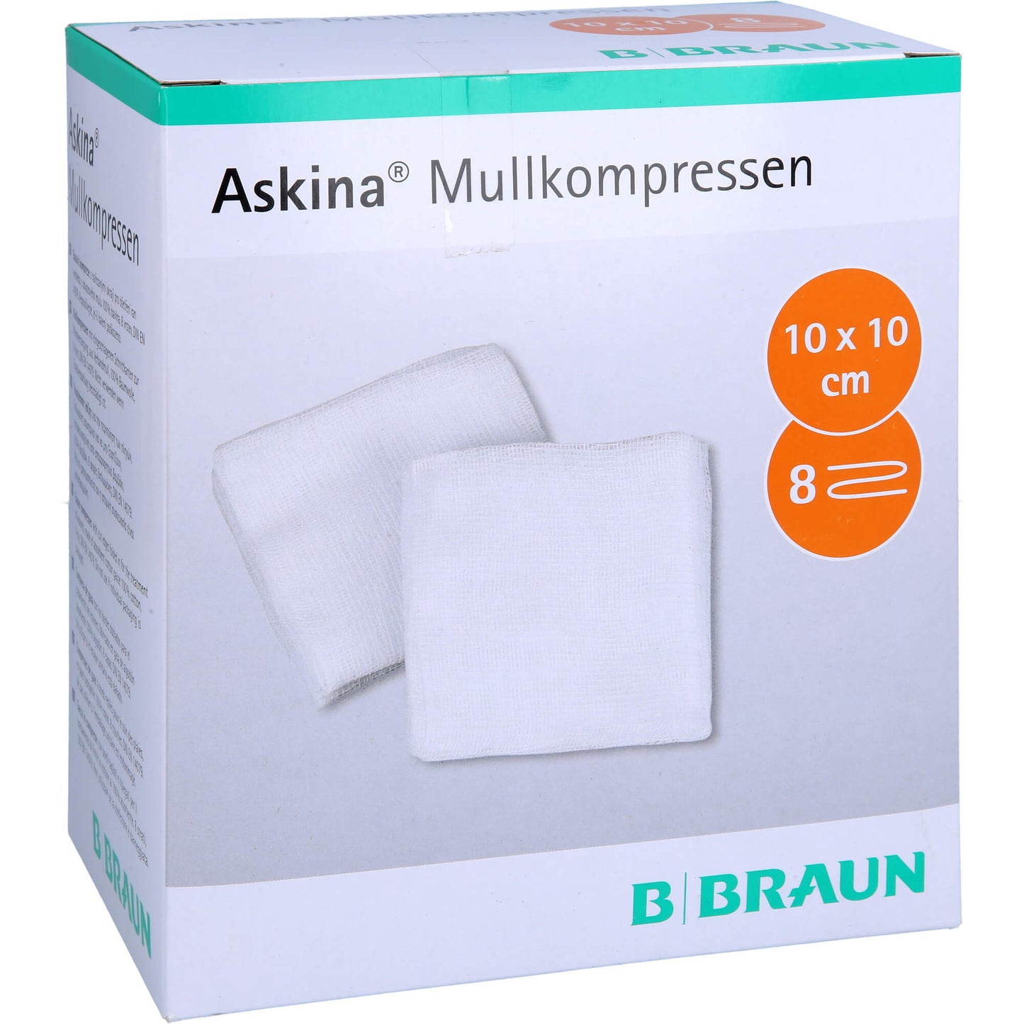 ASKINA Mullkompressen 10x10 cm steril 25X2 St