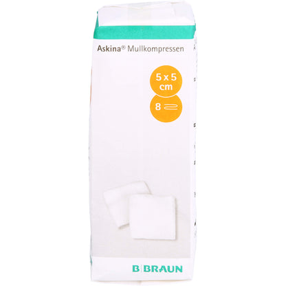 ASKINA Mullkompressen 5x5 cm 100 St