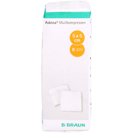 ASKINA Mullkompressen 5x5 cm 100 St