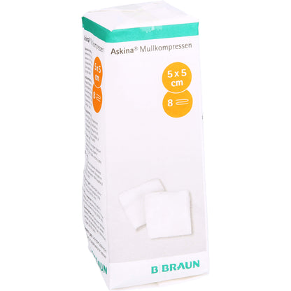 ASKINA Mullkompressen 5x5 cm 100 St