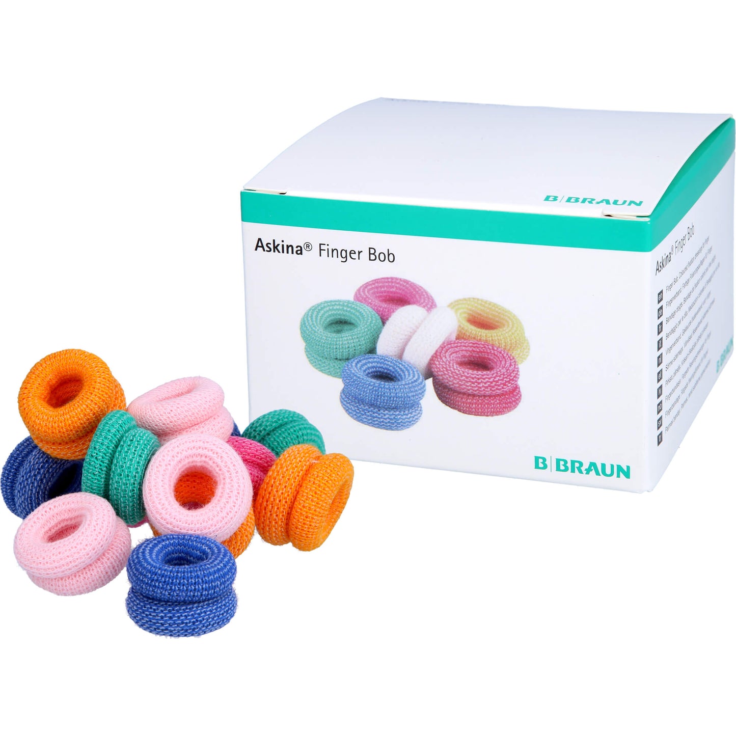ASKINA Finger Bob farbig 50 St