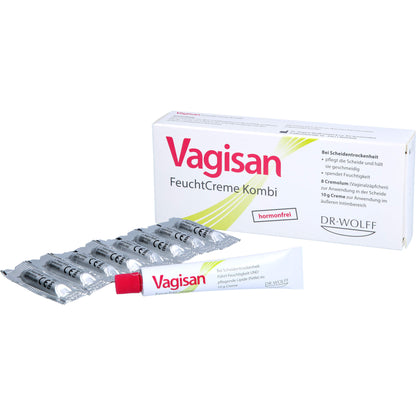 VAGISAN FeuchtCreme Kombi 8 Ovula+10 g Creme 1 P