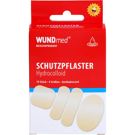 WUNDPFLASTER Hydrocolloid 4 Größen 10 St