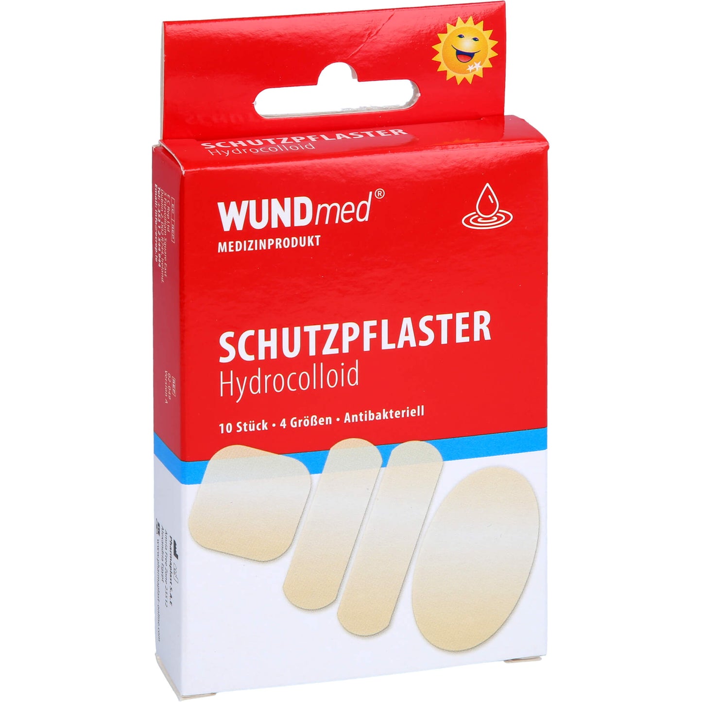 WUNDPFLASTER Hydrocolloid 4 Größen 10 St