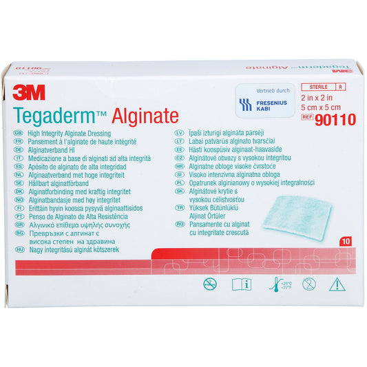TEGADERM Alginate FK Kompressen 5x5 cm 90110 10 St