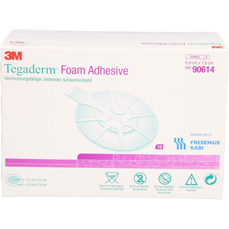 TEGADERM FOAM ADHFK6.9X7.6 10 St