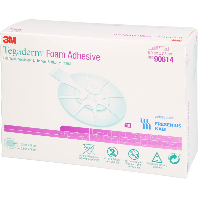 TEGADERM FOAM ADHFK6.9X7.6 10 St