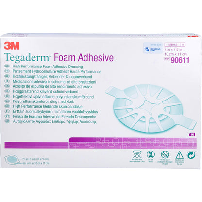 TEGADERM Foam Adhesive FK 10x11 cm oval 90611 10 St