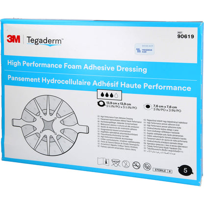 TEGADERM Foam Adhesive FK 13,9 cm rund 90619 5 St