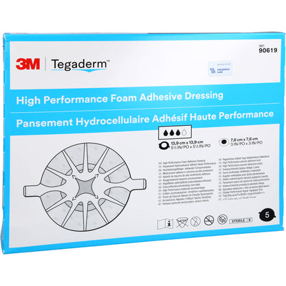 TEGADERM Foam Adhesive FK 13,9 cm rund 90619 5 St