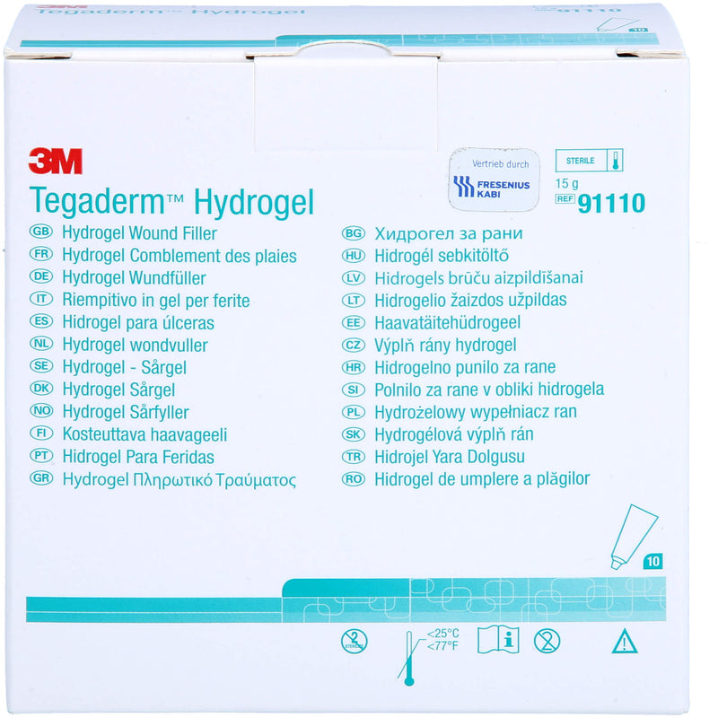 TEGADERM HYDROGEL FK TUBE 10X15 g