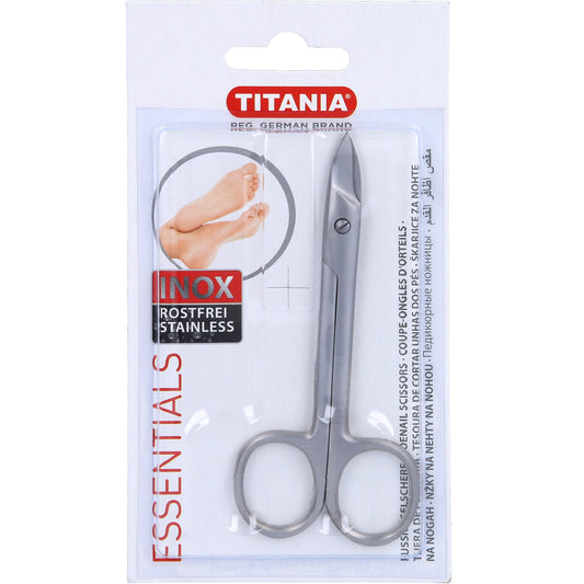 FUSSNAGELSCHERE INOX Edelstahl TITANIA 1 St