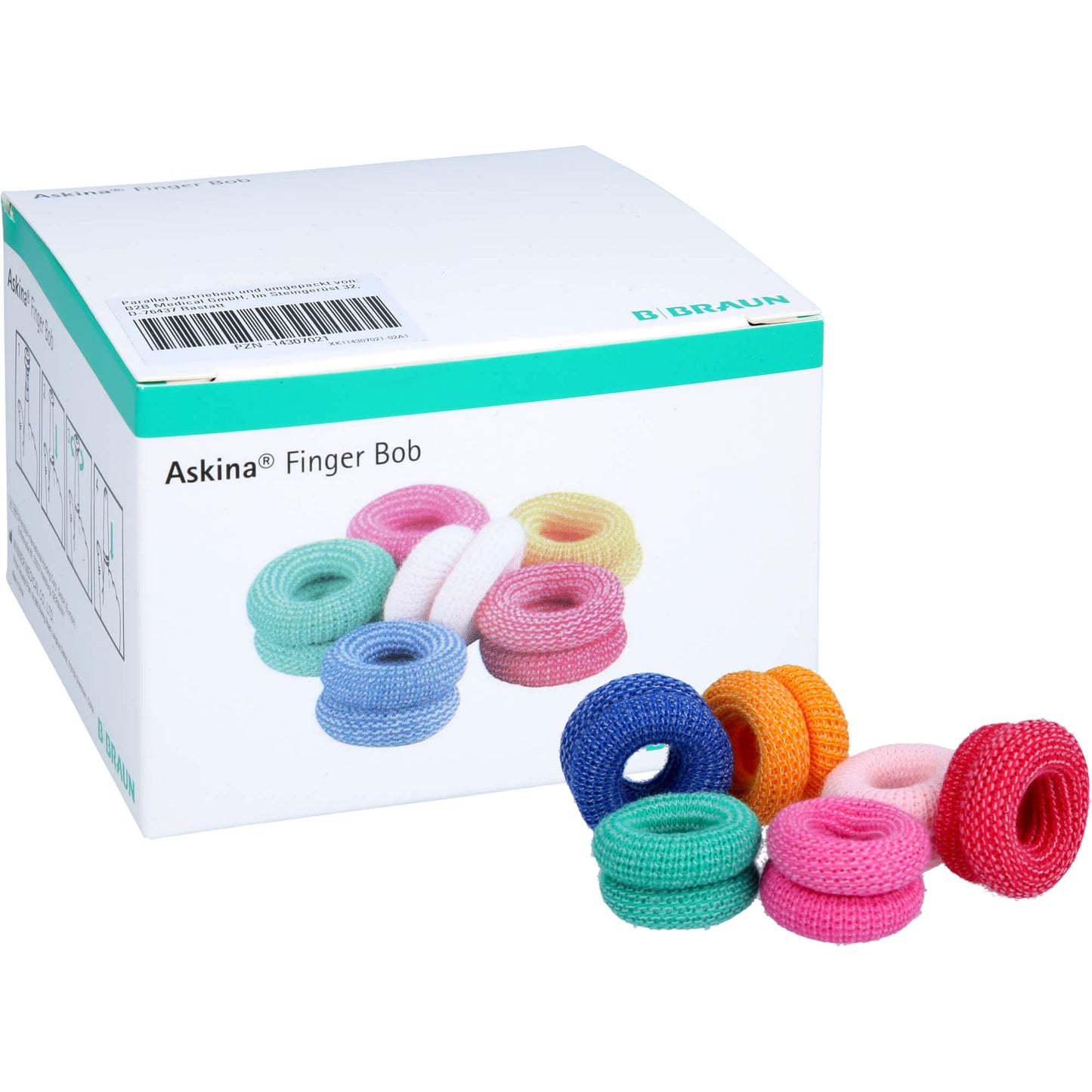 ASKINA Finger Bob farbig 6 St