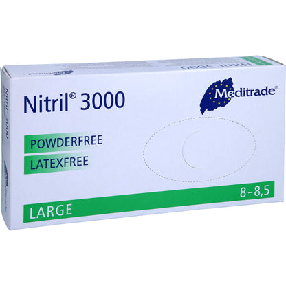 NITRIL 3000 Unt.Handschuhe unsteril L 100 St