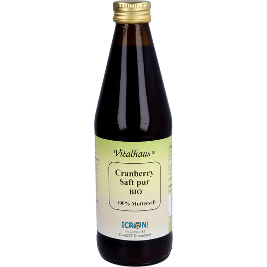 CRANBERRY SAFT pur Bio Vitalhaus 330 ml
