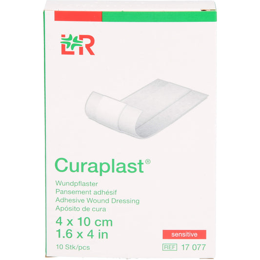 CURAPLAST Wundschnellverb.sensitiv 4x10 cm 1 m 10 St