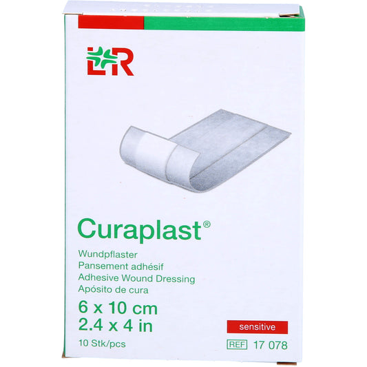 CURAPLAST Wundschnellverb.sensitiv 6x10 cm 1 m 10 St