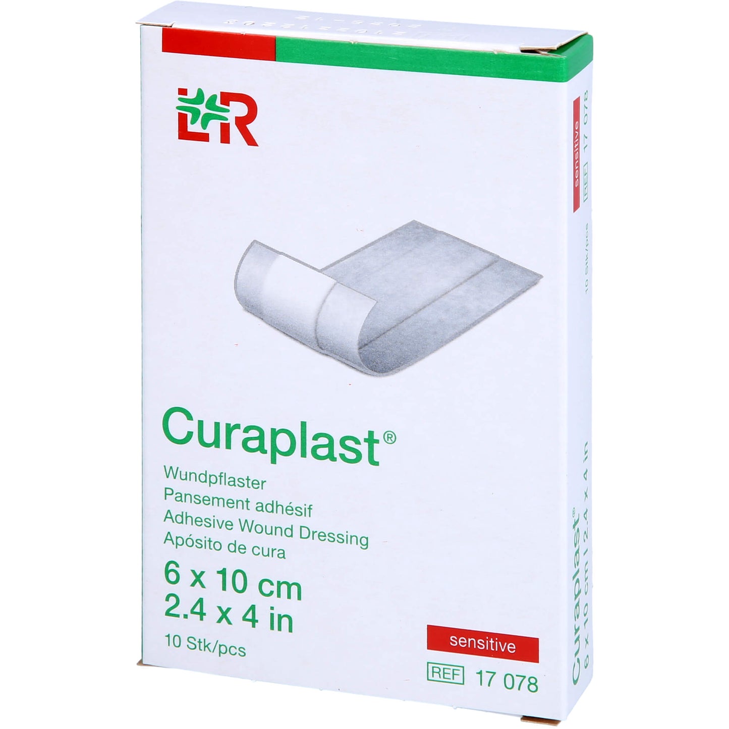 CURAPLAST Wundschnellverb.sensitiv 6x10 cm 1 m 10 St