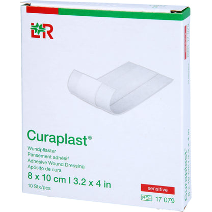 CURAPLAST Wundschnellverb.sensitiv 8x10 cm 1 m 10 St