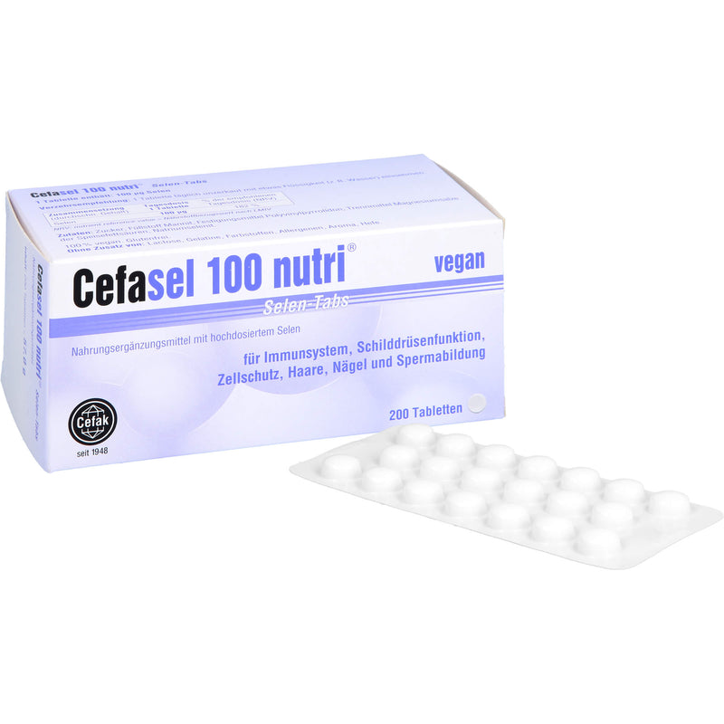 CEFASEL 100 NUTRI SELEN TA 200 St